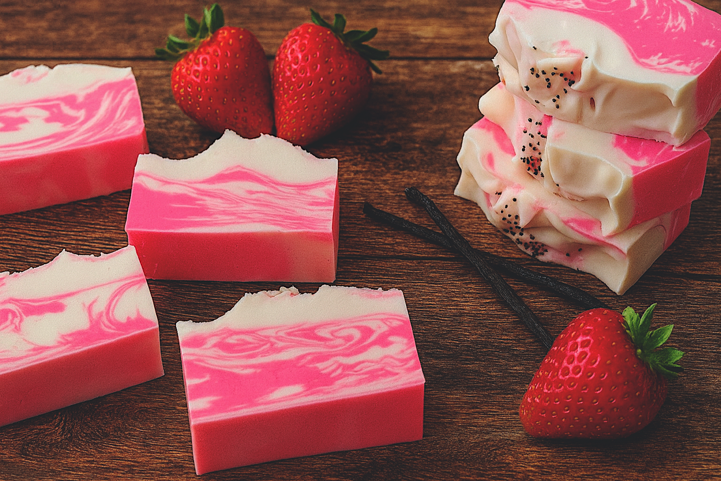 Pink Strawberry Soap