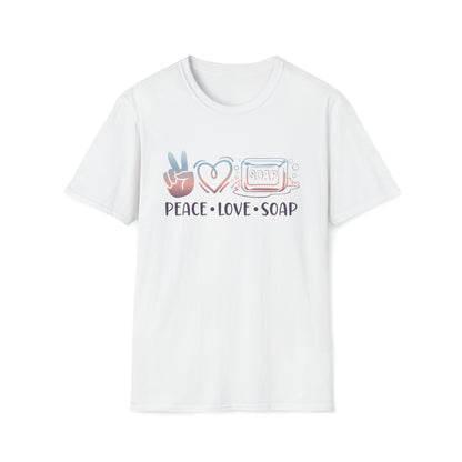 Peace Love Soap Making T-Shirt