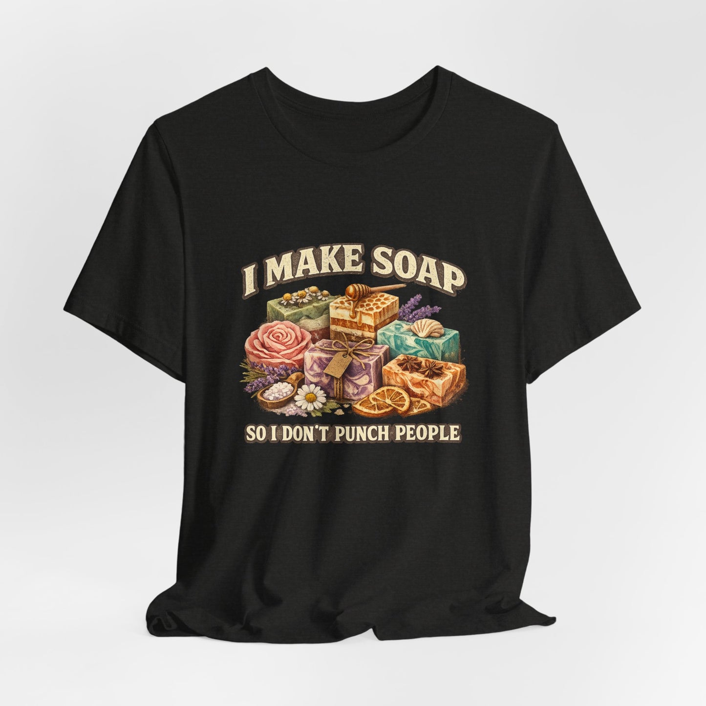 "I Make Soap So I Don't Punch People" Funny Handmade Soap Gift