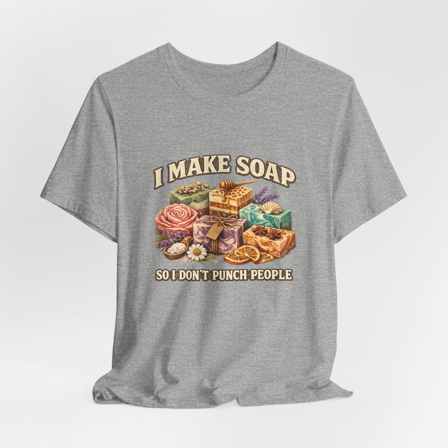 "I Make Soap So I Don't Punch People" Funny Handmade Soap Gift
