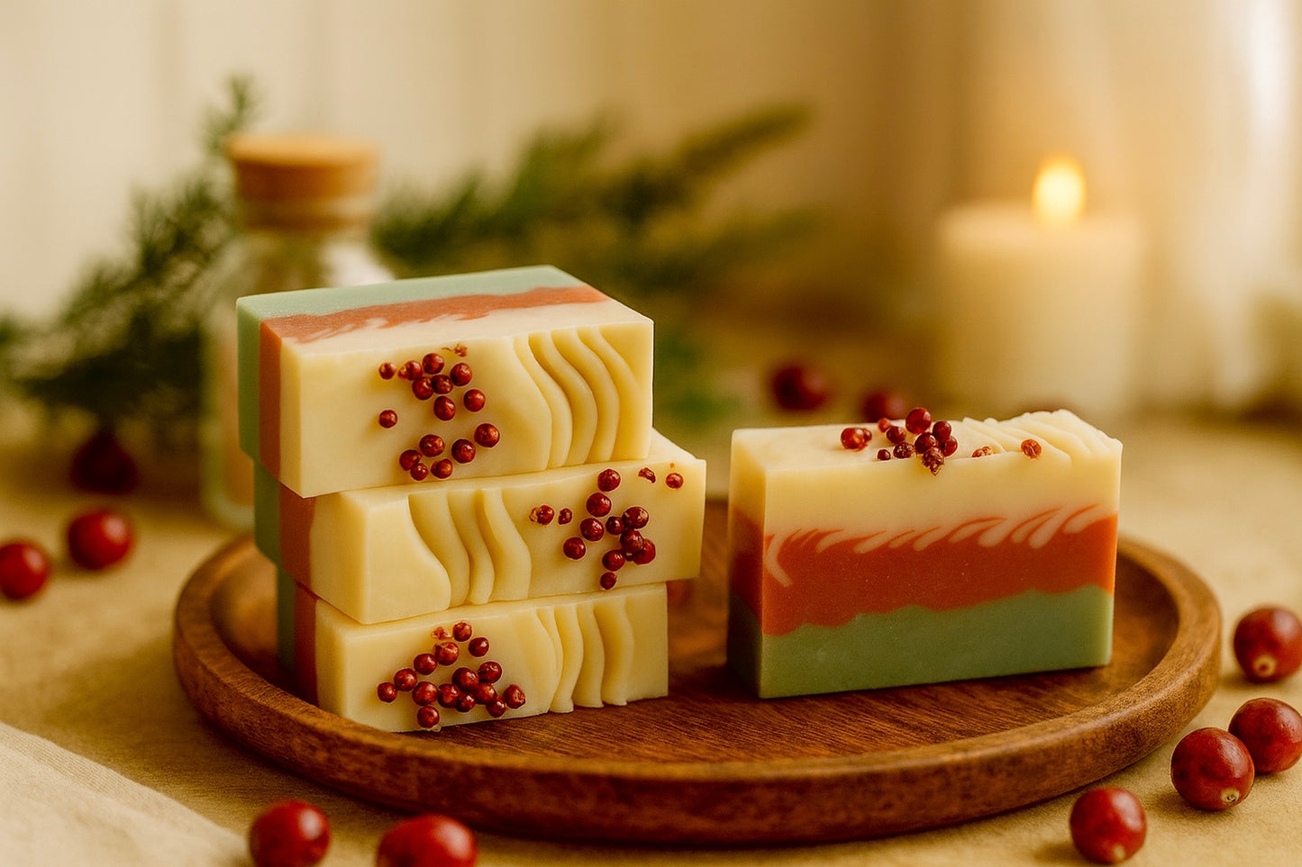 Wild Cranberry and Aspen Soap