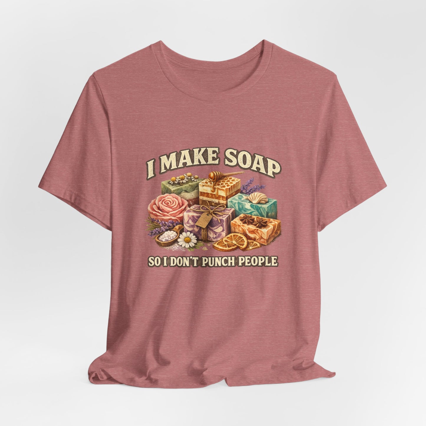 "I Make Soap So I Don't Punch People" Funny Handmade Soap Gift