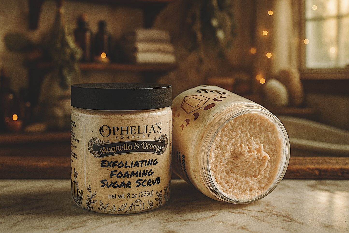 Exfoliating Foaming Sugar Scrub