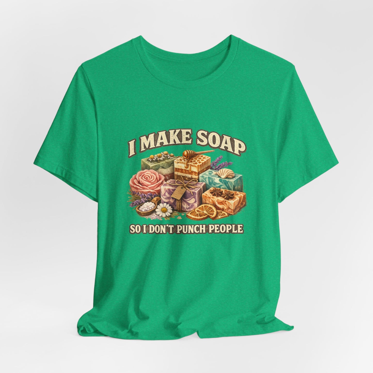 "I Make Soap So I Don't Punch People" Funny Handmade Soap Gift