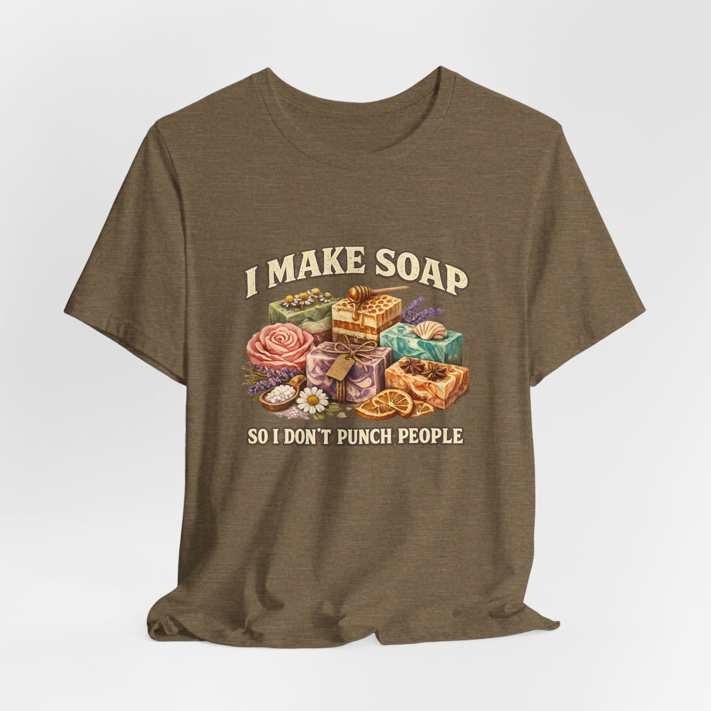 "I Make Soap So I Don't Punch People" Funny Handmade Soap Gift