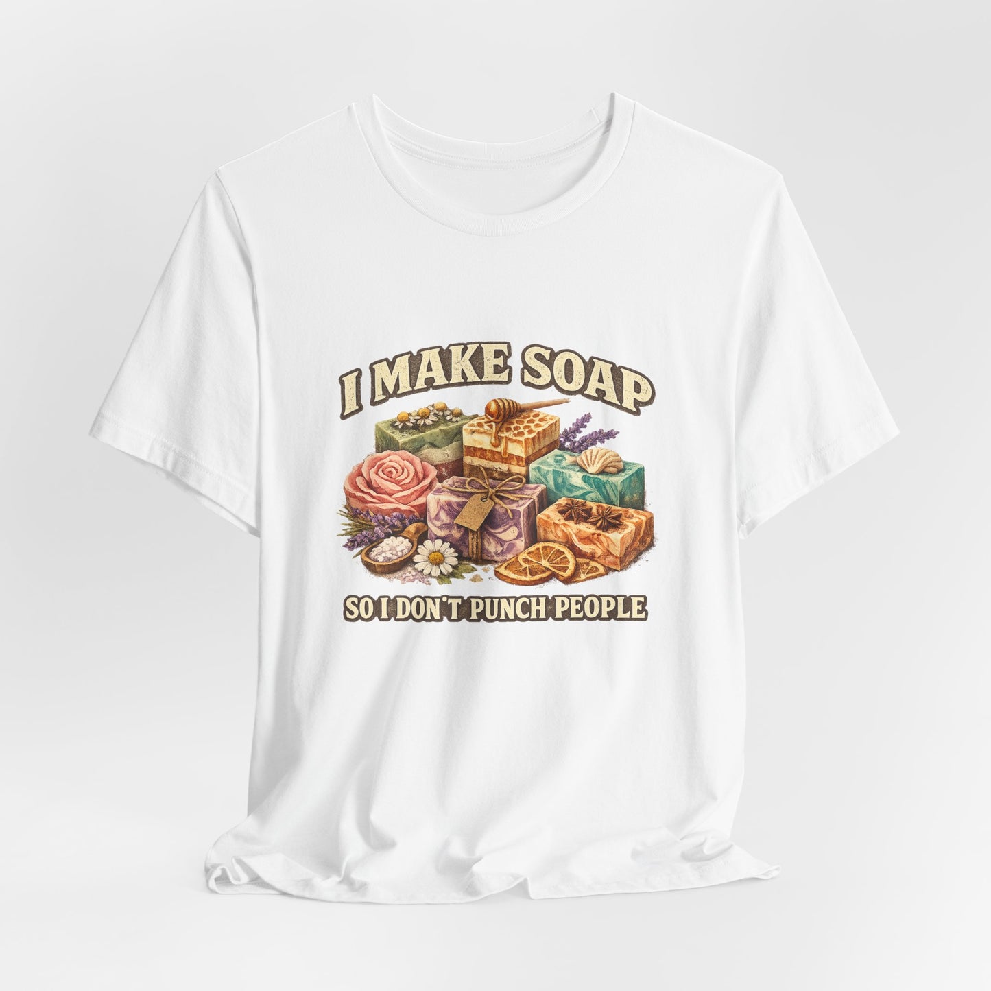 "I Make Soap So I Don't Punch People" Funny Handmade Soap Gift